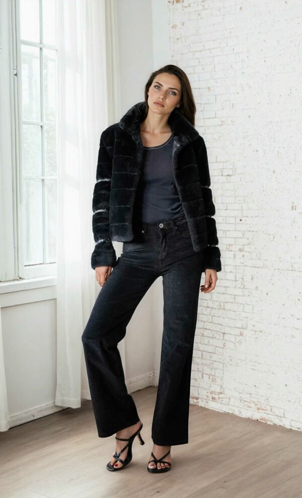 Gabin Luxury Velvet Noir